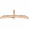 Ekena Millwork Bellingham Smooth Timber Gable Bracket, Douglas Fir, 72"W x 30"H x 5 1/2"D x 5 1/2"F, 10/12 Pitch GBW072X30X0606BEL00SDF - alternate 2